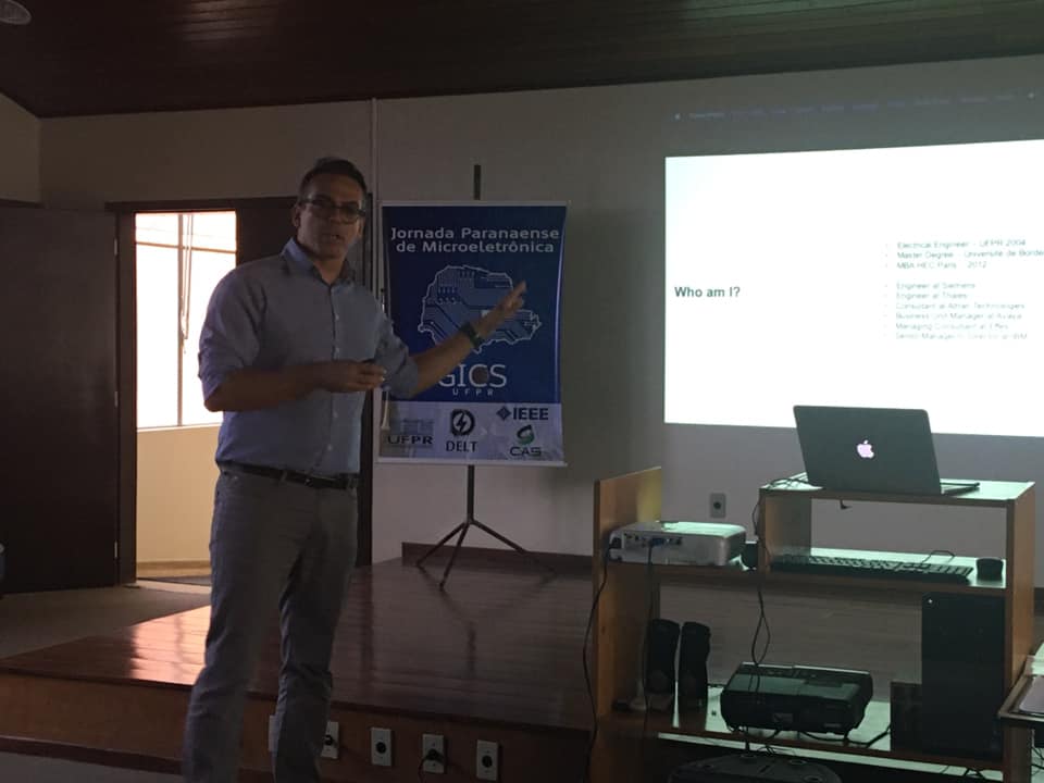 Luís Otávio Fonseca, da empresa IBM, ministrou a palestra “Tecnologias habilitadoras do agronegocio moderno”
